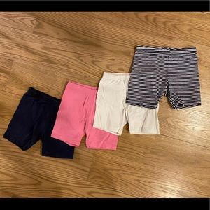 Toddler girl bike short bundle.